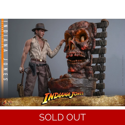 Hot Toys – Indiana Jones And the Temple of Doom - 1/6th scale Indiana Jones Collectible DeLuxe
